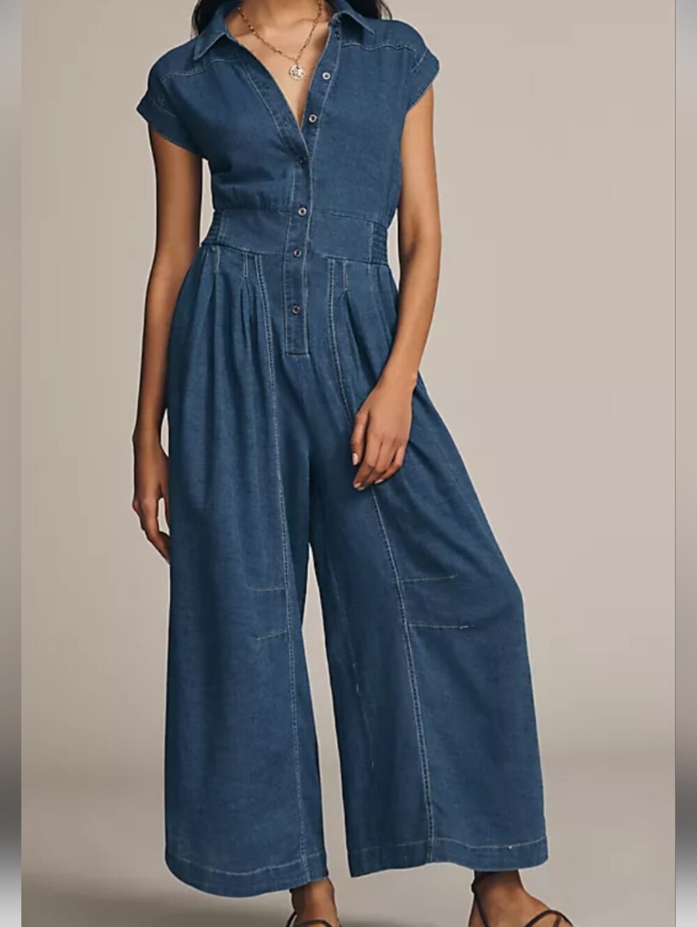 Anthropologie Parachute Jumpsuit